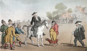 Der Vikar verkauft sein Pferd, Illustration aus 