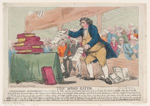 Der Wortfresser, 30. Dezember 1786 von Thomas Rowlandson