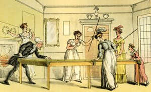 Der Billardtisch von Thomas Rowlandson