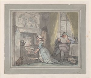 Trinkspruch, 1783-1790 von Thomas Rowlandson