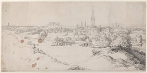 Ansicht von Norwich vom St. James Hill, 1799