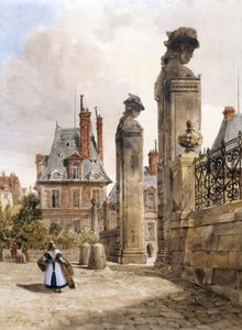 Grille des Hermès, Porte Dauphine, Schloss Fontainebleau von Thomas Shotter Boys