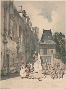 Die Abtei St. Amand, Rouen, 1839