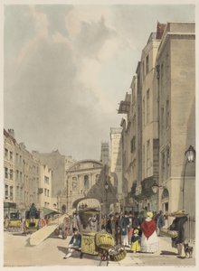London wie es ist: Temple Bar, vom Strand aus von Thomas Shotter Boys