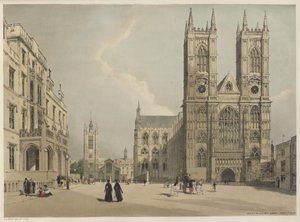 London wie es ist: Westminster Abbey von Thomas Shotter Boys