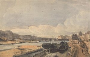 Die Pont des Arts, Paris von Thomas Shotter Boys