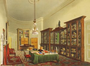 Das Sekretariatszimmer, Apsley House, von T. Boys, 1853 (Druck) von Thomas Shotter Boys