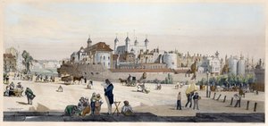 Tower of London und Münze vom Great Tower Hill