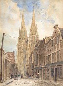 Ansicht von Bayeux, 1832 von Thomas Shotter Boys