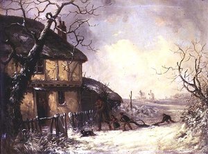 Heimtragen des Brennholzes