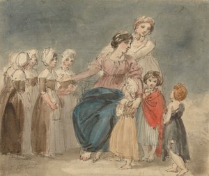 Wohltätigkeitskinder und kleine Vagabunden