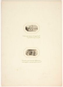 Studie für eine Tafel aus The Task von Thomas Stothard