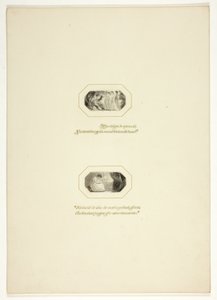 Studie für eine Tafel aus Die Triumphe der Mäßigung, im Royal Engagements Pocket Book von 1796