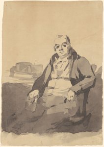 Mann mit Buch [recto] von Thomas Sully