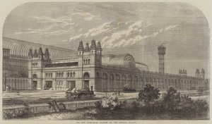 Der neue Hochbahnhof am Crystal Palace