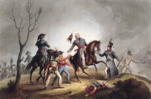 Tod von Sir John Moore, La Coruna, Spanien, 17. Januar 1809