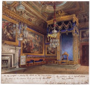 Innenansicht des Audienzsaals des Königs im Windsor Castle, Berkshire von Thomas Sutherland