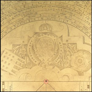 Astrolabium: Detail Vorderseite, ca. 1552