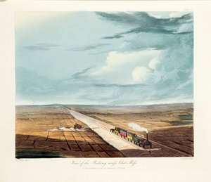 Rainhill-Brücke, Chat Moss, bei Liverpool, 1831
