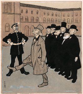 Die Freiheit der Wissenschaft; Simplicissimus V/5 von Thomas Theodor Heine