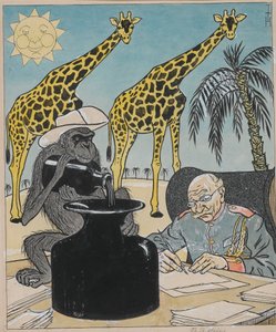 Die Kolonien können unter der deutschen Regierung nicht gedeihen, weil die Tinte trocknet..., 1903 von Thomas Theodor Heine