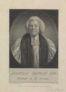 Jonathan Shipley, Bischof von St. Asaph
