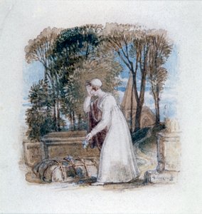 Constantia am Grab von Theodosius, 19. Jahrhundert