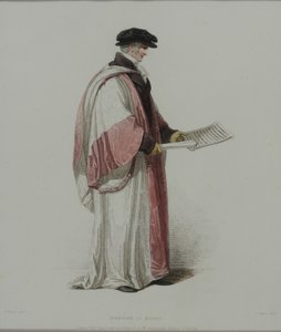 Doktor der Musik, graviert von J. Agar, veröffentlicht in R. Ackermanns 
