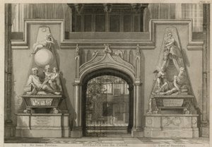 Eingang zum Chor, Westminster Abbey, London von Thomas Uwins