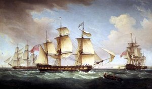 Meereslandschaft von Thomas Whitcombe