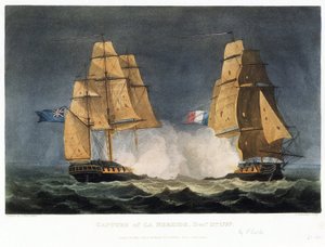 Die Eroberung des französischen Schiffes 