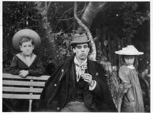 William Butler Yeats (1865-1939) mit Charles und Thea Rolleston, 1894 von Thomas William Hazen Rolleston
