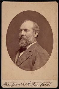 Porträt von James Abram Garfield 1831-1881, Juni 1880