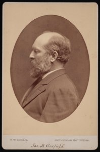 Porträt von James Abram Garfield 1831-1881, Juni 1880