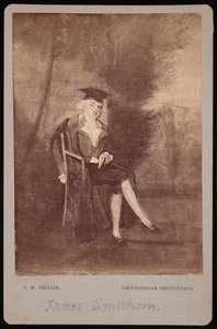 Porträt von James Smithson 1765-1829, 1786 fotografiert in den 1870er Jahren