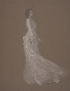 Das rosa Kleid, ca. 1894 von Thomas Wilmer Dewing