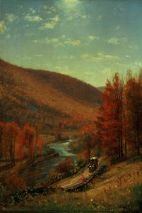 Eine Straße durch Belvedere, Vermont