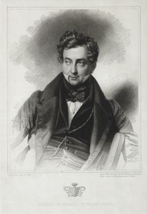 Porträt von Graf Michail Jurjewitsch Wiljegorski, frühe 1830er Jahre von Thomas Wright
