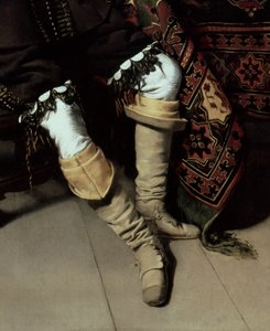 Constantijn Huygens und sein Schreiber (Detail)