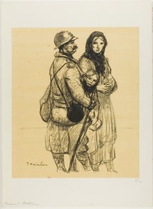 Ein Soldat für Pétain von Théophile Alexandre Pierre Steinlen