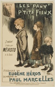 Die armen kleinen Jungen von Théophile Alexandre Pierre Steinlen