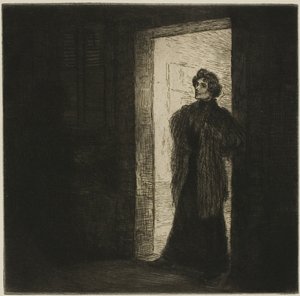An der Schwelle von Théophile Alexandre Pierre Steinlen