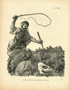 Illustration von Steinlen (1859-1923) in Die Wildente