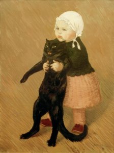 Das Mädchen mit der Katze