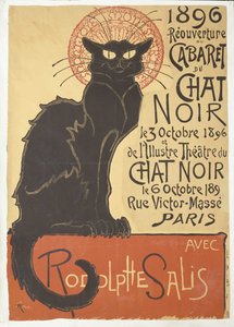 Wiedereröffnung des Cabaret du Chat Noir von Théophile Alexandre Steinlen