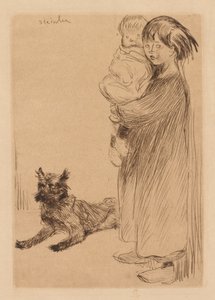 Die große Schwester (La Grande Soeur) von Théophile Alexandre Steinlen