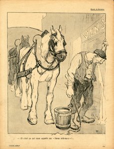 Der Butterteller, satirisch in Farben