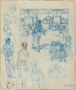 Der Kokosnuss-Händler, spätes 19. bis frühes 20. Jahrhundert von Théophile Alexandre Steinlen