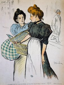 Die Wäscherinnen, Druck, Frankreich
