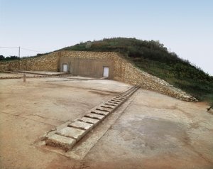 Thrakisches Grab von Sveshtari, Bulgarien, 3. Jahrhundert v. Chr. (Foto) von Thracian Thracian